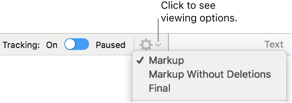 word 2016 for mac review show markup