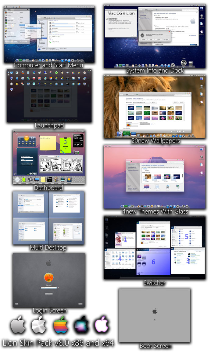 mac leopard transformation pack for windows 7