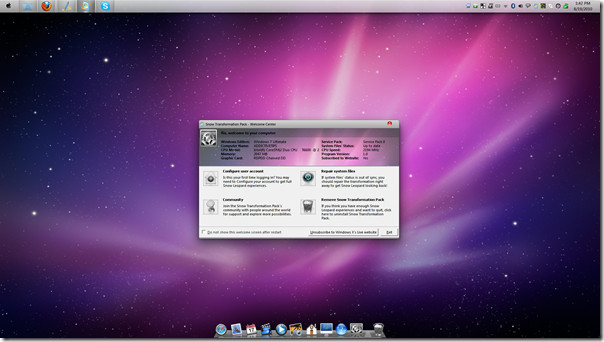 mac leopard transformation pack for windows 7